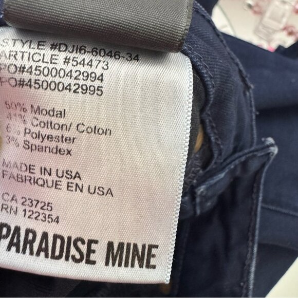 Paradise mine high rise jegging soft Women's Dark Blue Jeans tight aritzia - Picture 8 of 9